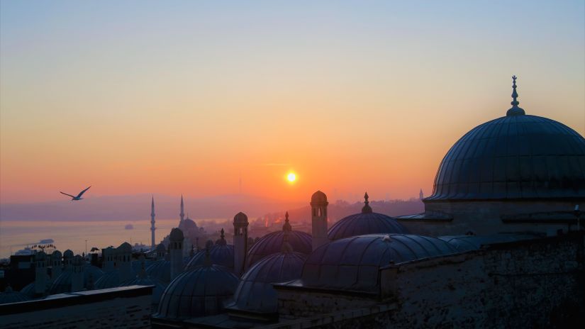 concrete-dome-buildings-during-golden-hour-2236674