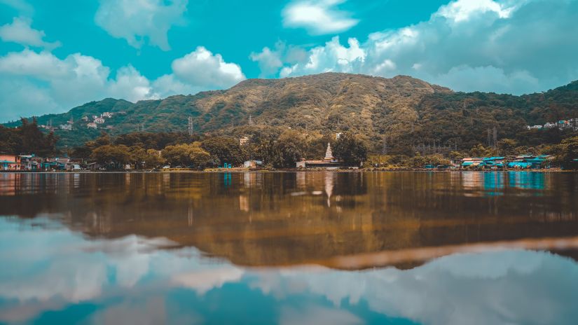 pristine lake view