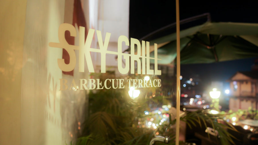 the entrance of Sky Grill 3 - Hotel Polo Towers, Shillong