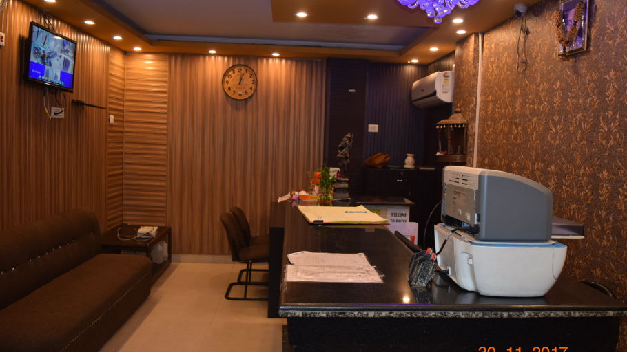 Reception Desk at Hotel Trishul -  Budget Hotels, Har ki Pauri Hotels, Haridwar Hotels