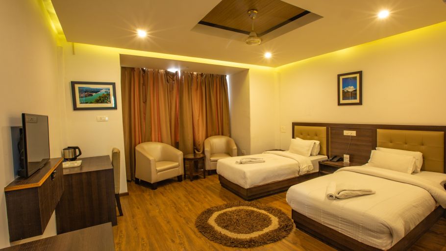 Twin Bed Executive Suite at Hotel Vasundhara Palace Rishikesh 8