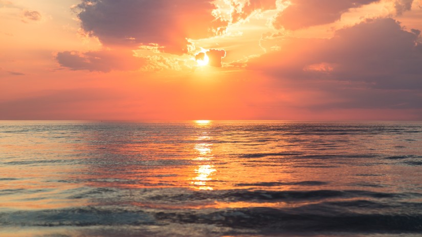 Sunsets at Ahungalla Beach