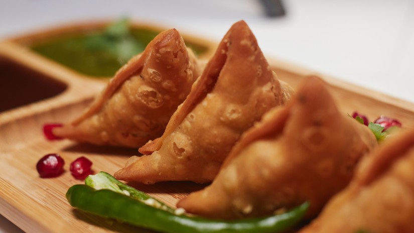 Samosa- a famous food in Gujarat 