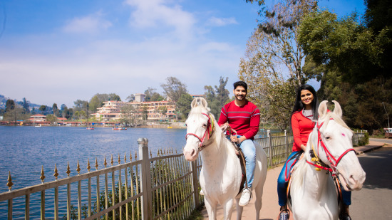 Couple Horse Riding near Carlton Kodaikanal