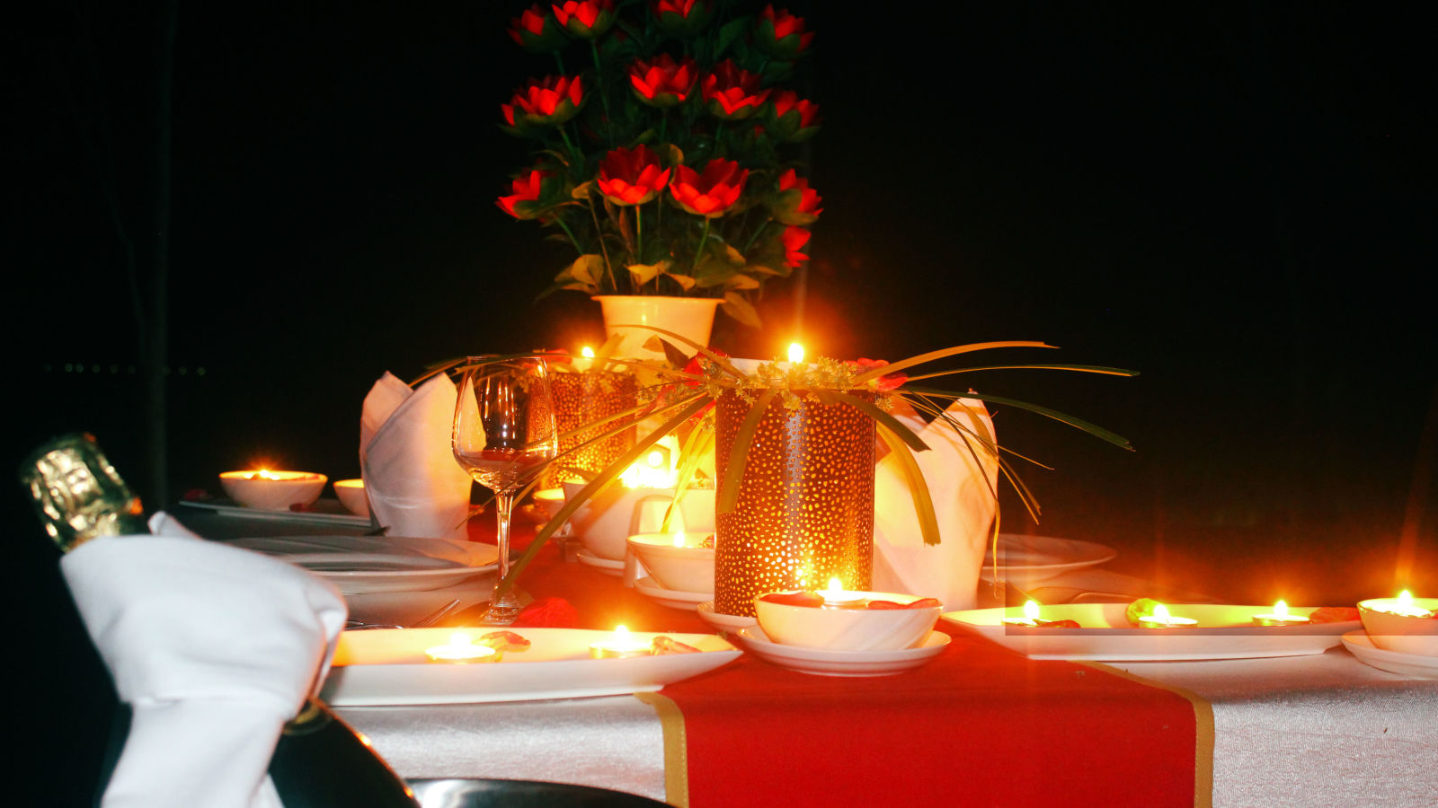 Romantic Candle Light dinner