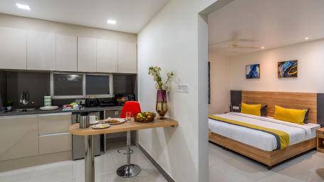 suite rooms at eminenet suites and apartments, HITEC city