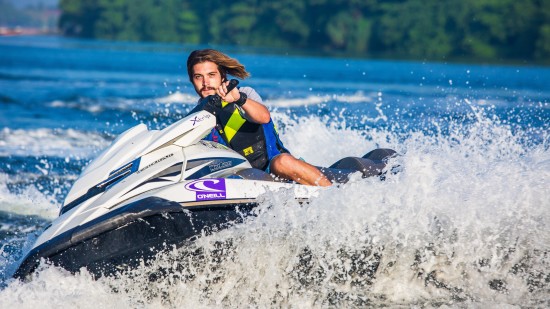 jet skiing at chikmagalur