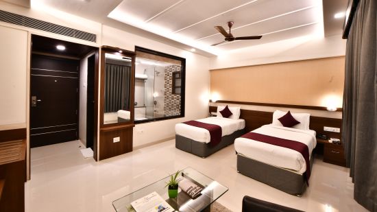 Interior of Executive room at Click Hotel - Sagar Plaza Chakan Pune 5