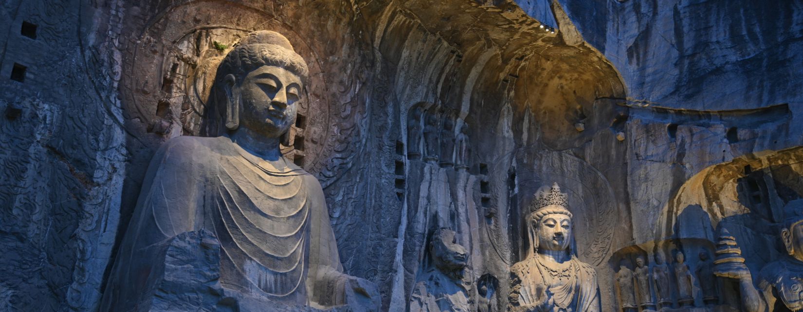 buddha sculpture underground