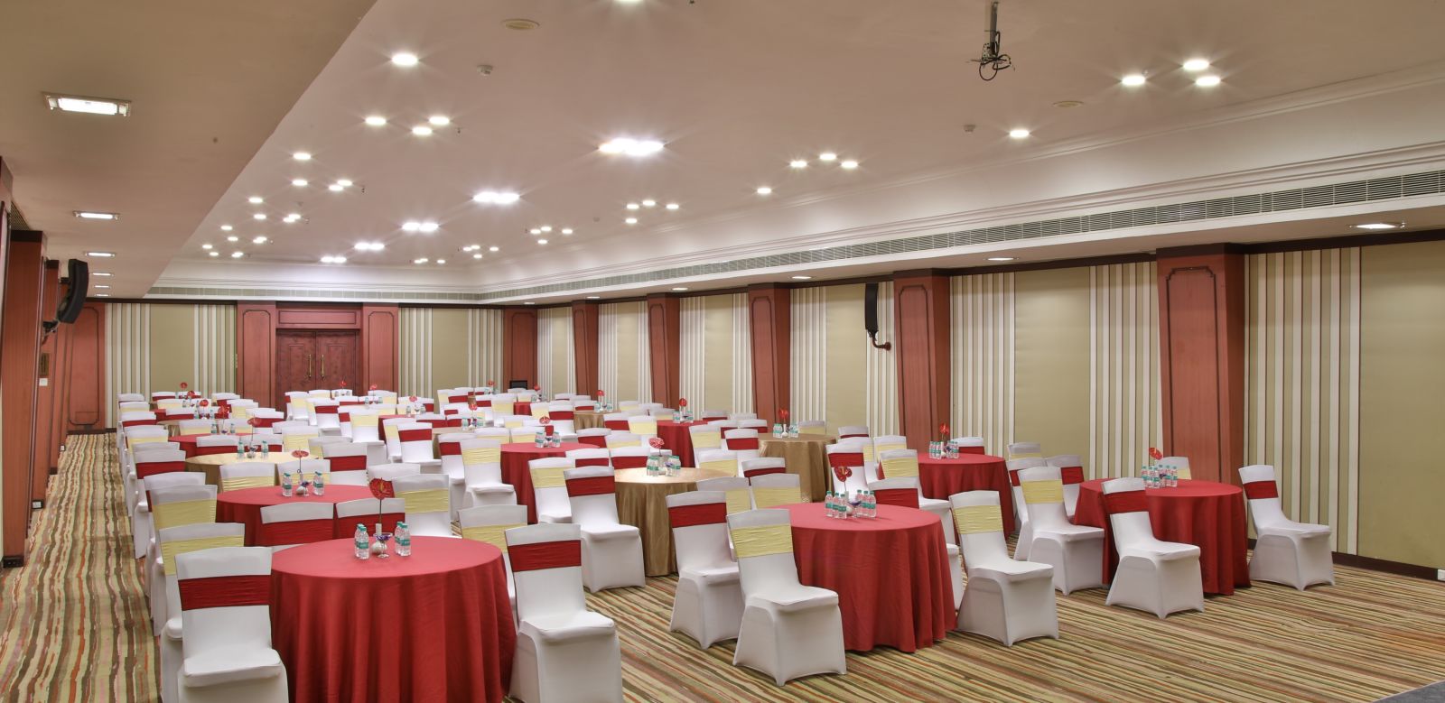  Seating arrangement in Terrace Hall at Sitara Luxury Hotel