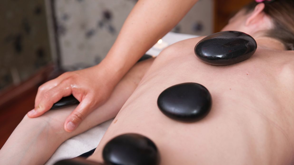 Morpho Banashree Resort - Image of a woman lying down during a spa session