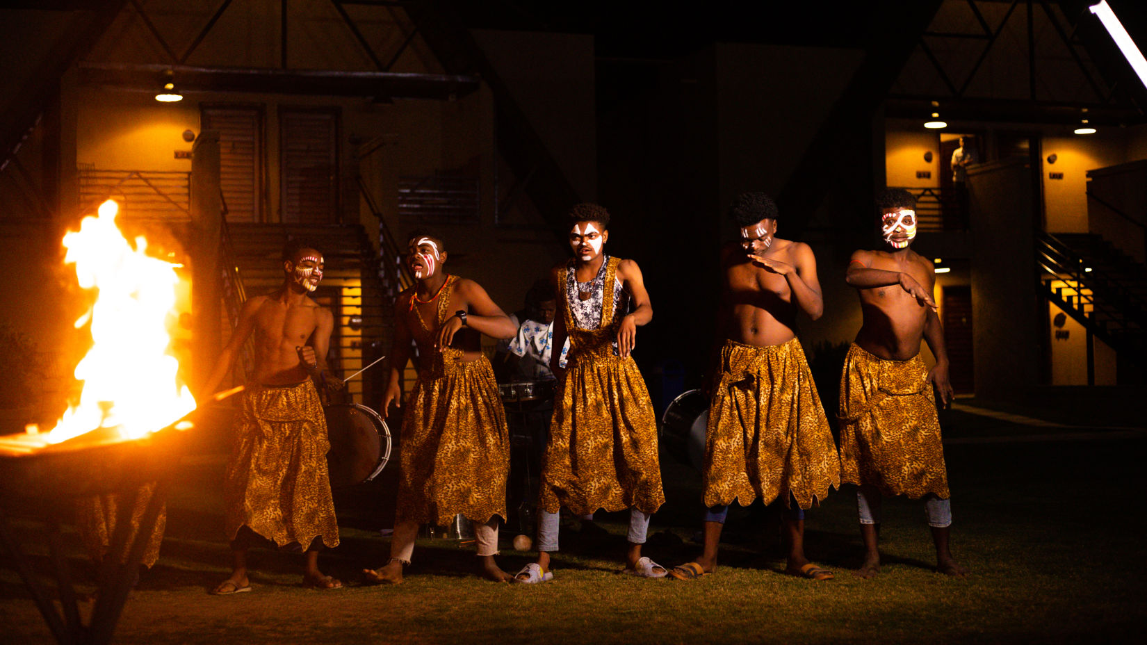 A dhamal dance performance