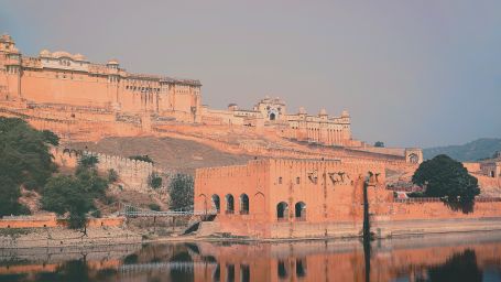 building made of yellow and red sandstone