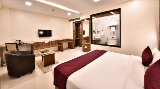 Suba Hotels  Interior of Executive room at Click Hotel - Sagar Plaza Chakan Pune 9