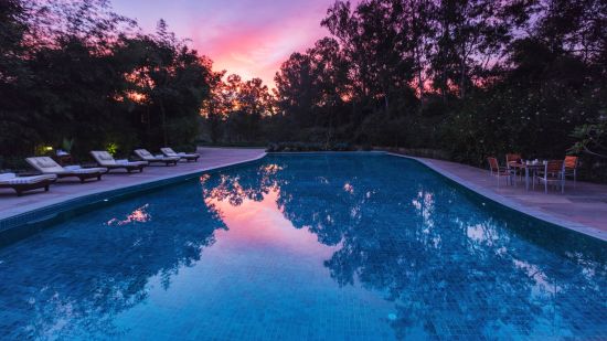 Swimming Pool at Jehan Numa Retreat-Luxury Resort in Bhopal