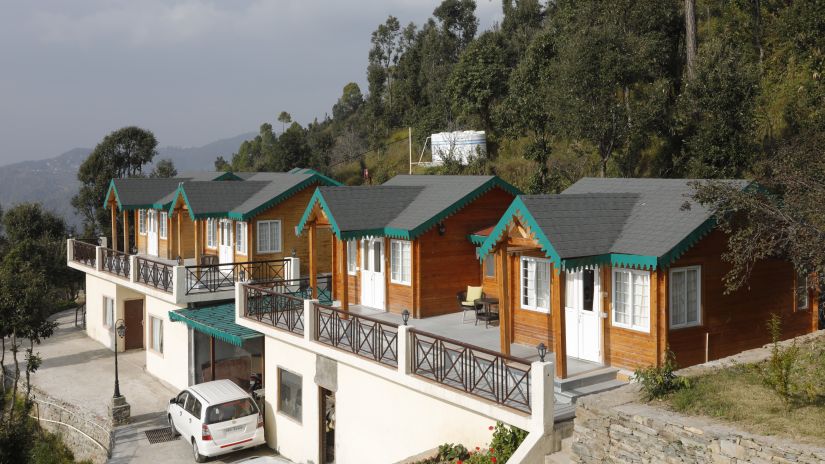 Spacious rooms with balcony at Digantaa resort