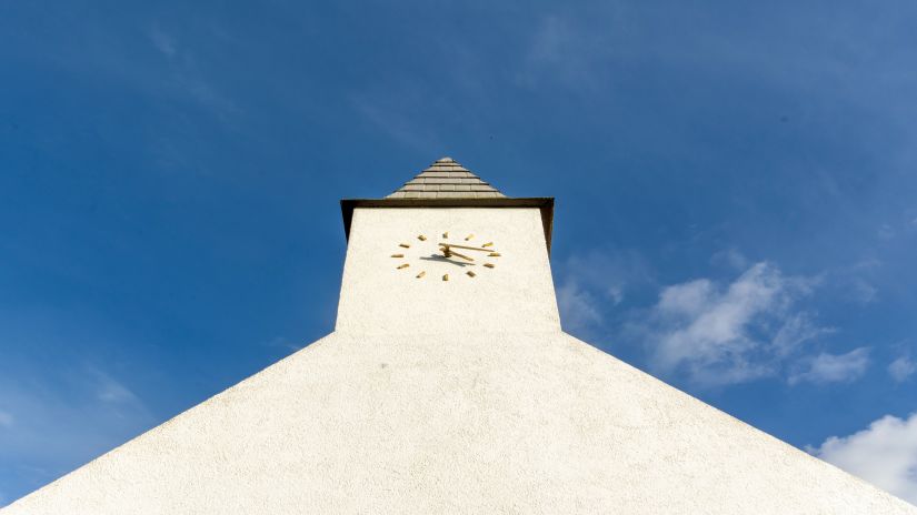 A chapel in Goa painted white