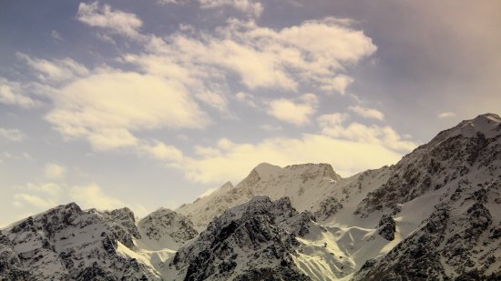 a snow-capped mountain during daytime