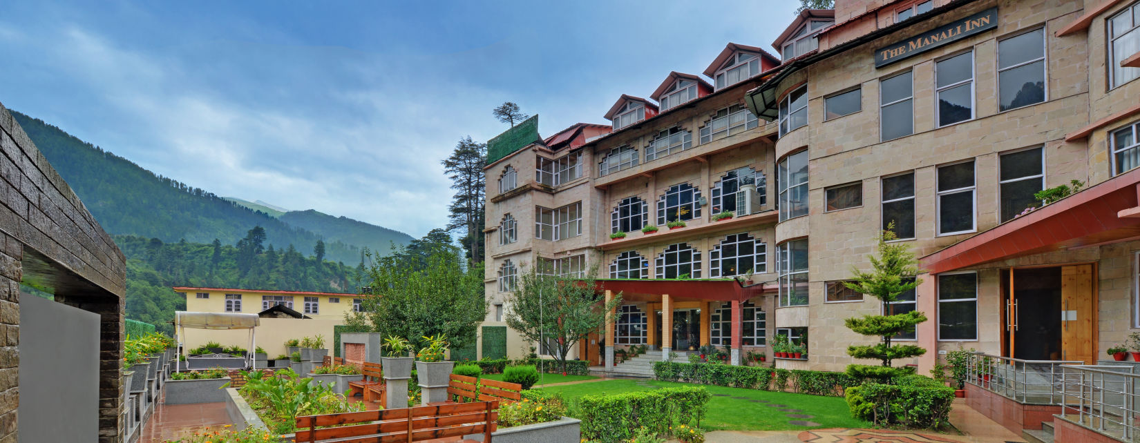 Facade at The Manali Inn Hotel