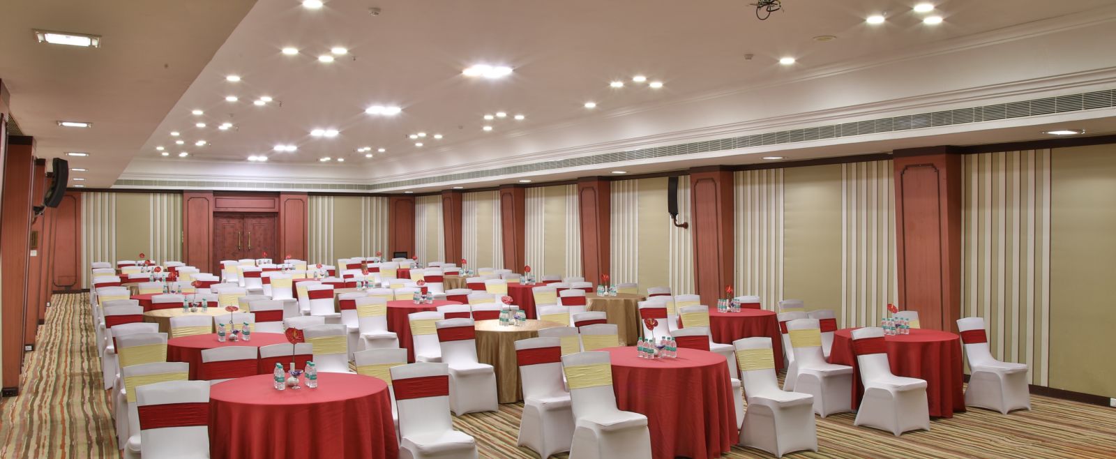  Seating arrangement in Terrace Hall at Sitara Luxury Hotel