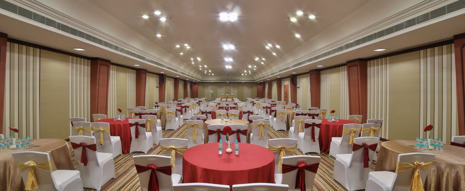  Seating arrangement in Terrace Hall at Sitara Luxury Hotel