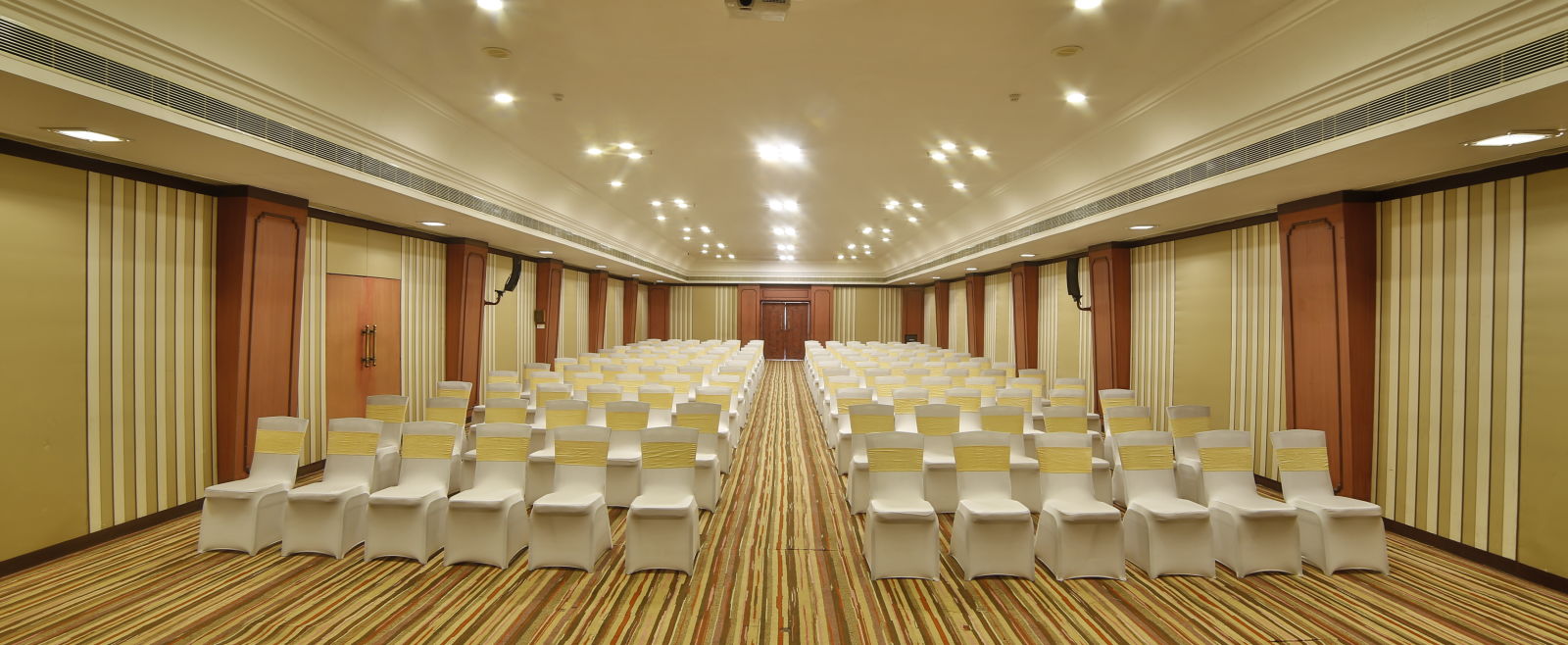  Seating arrangement in Terrace Hall at Sitara Luxury Hotel