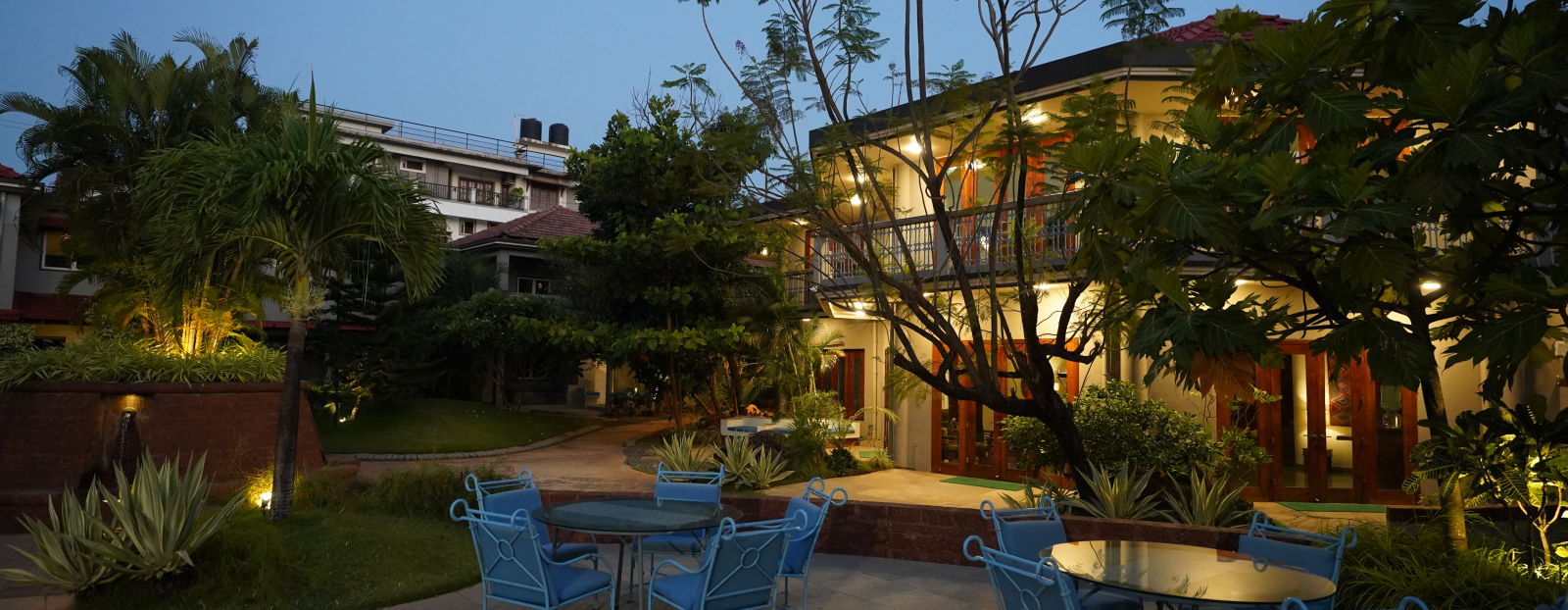 An facade image of a property that showcases an outdoor seating areas - Argo By Trance, Goa