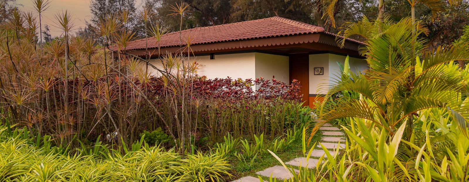 exterior of a villa at gamyam