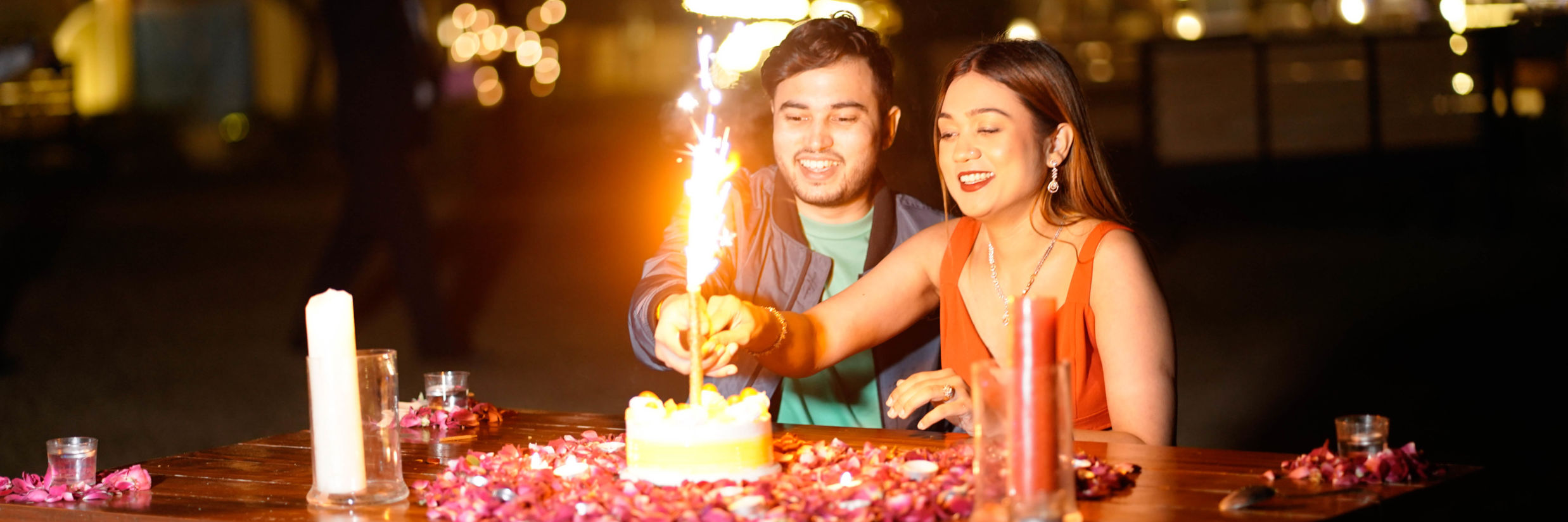 Candle Light Dinner Terrace or Garden Basic 