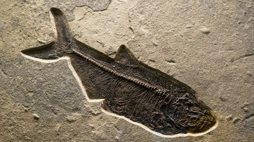 fossil of a fish