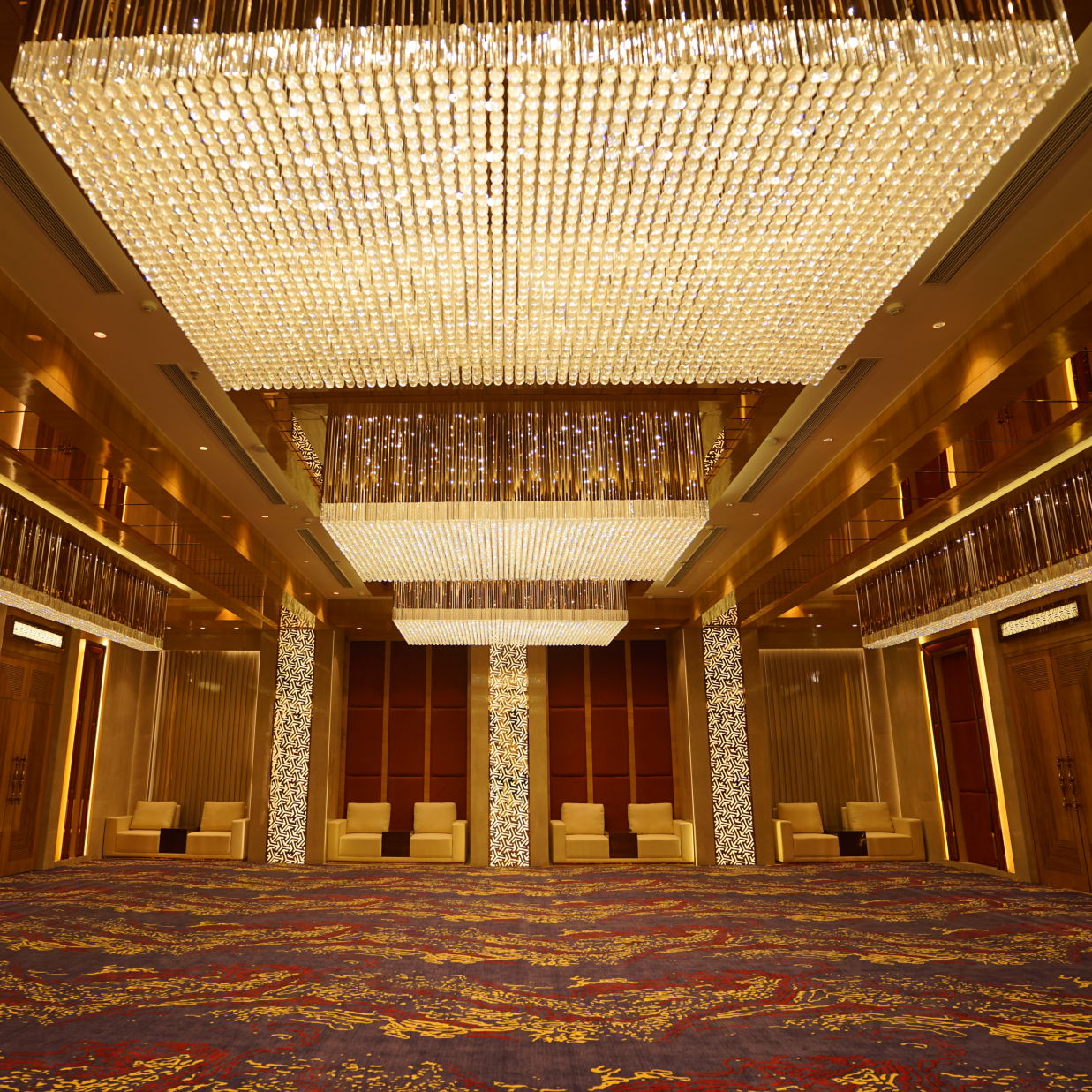 interior of best western banquet hall