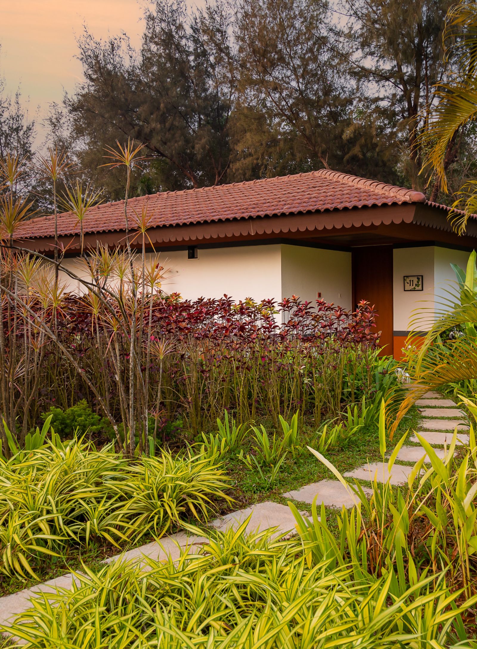 exterior of a villa at gamyam