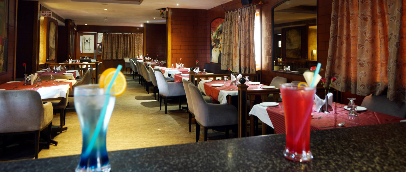 Restaurant at Hotel Daspalla Executive Court Vishakapatnam