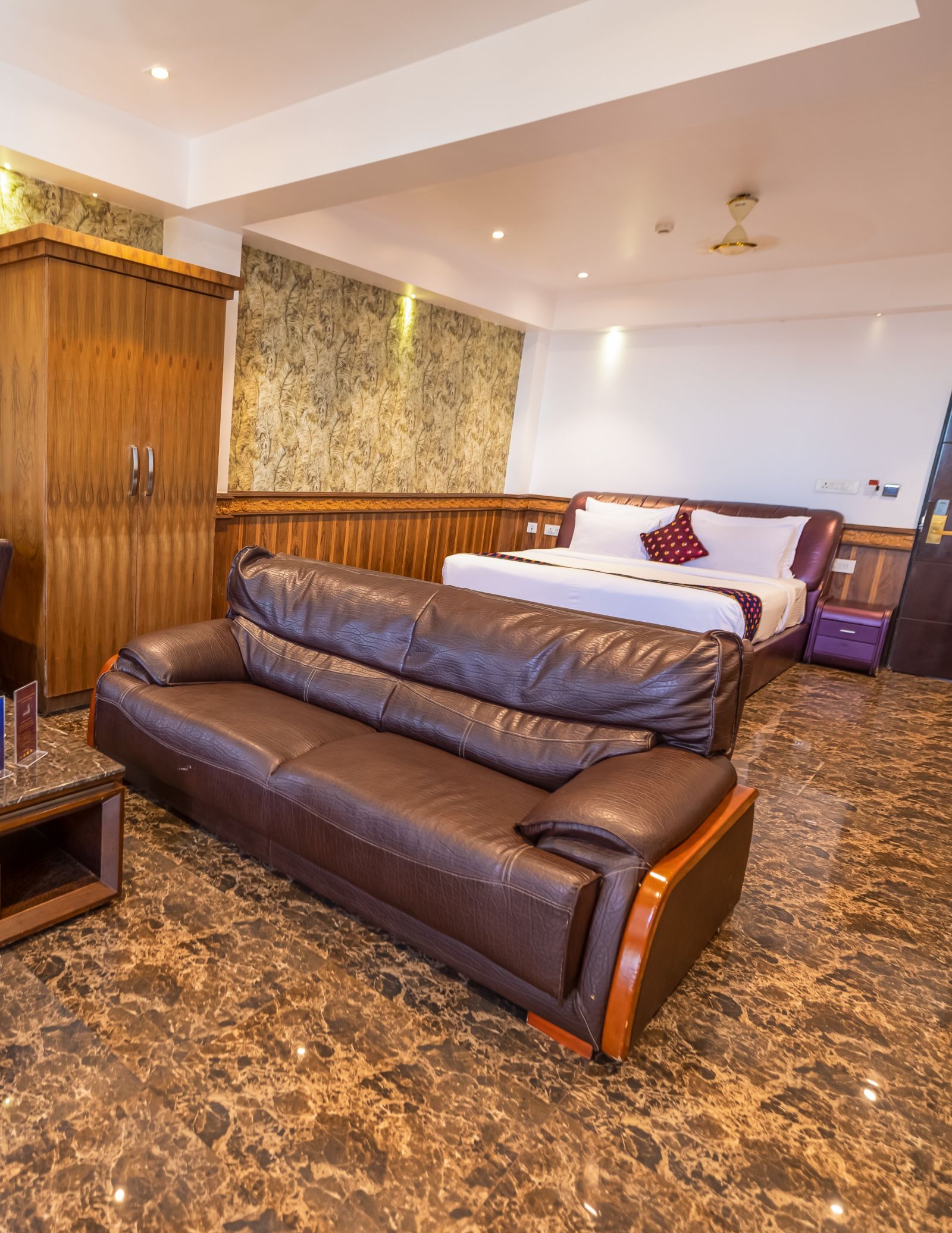 Inside the 90 Degree Club Suite at Parakkat Nature Hotel Resort Munnar 2