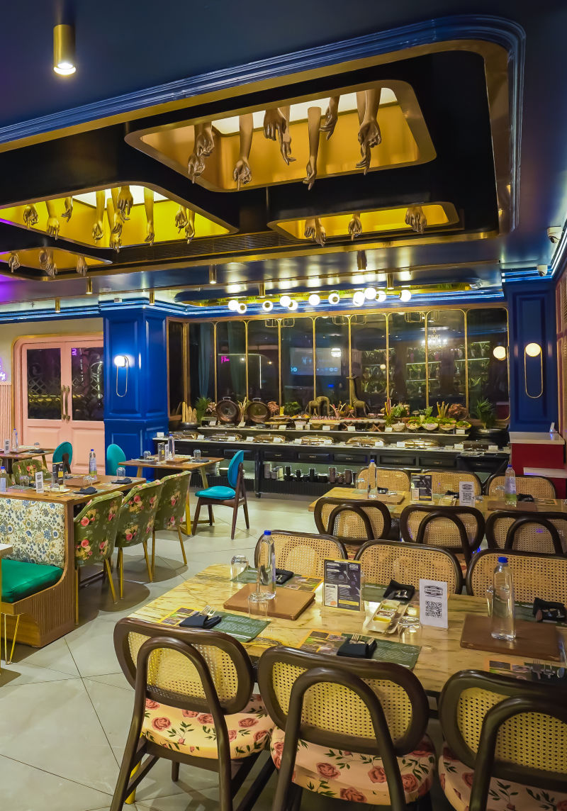 Full view of the restaurant Themis Barbecue House NSP Pitampura