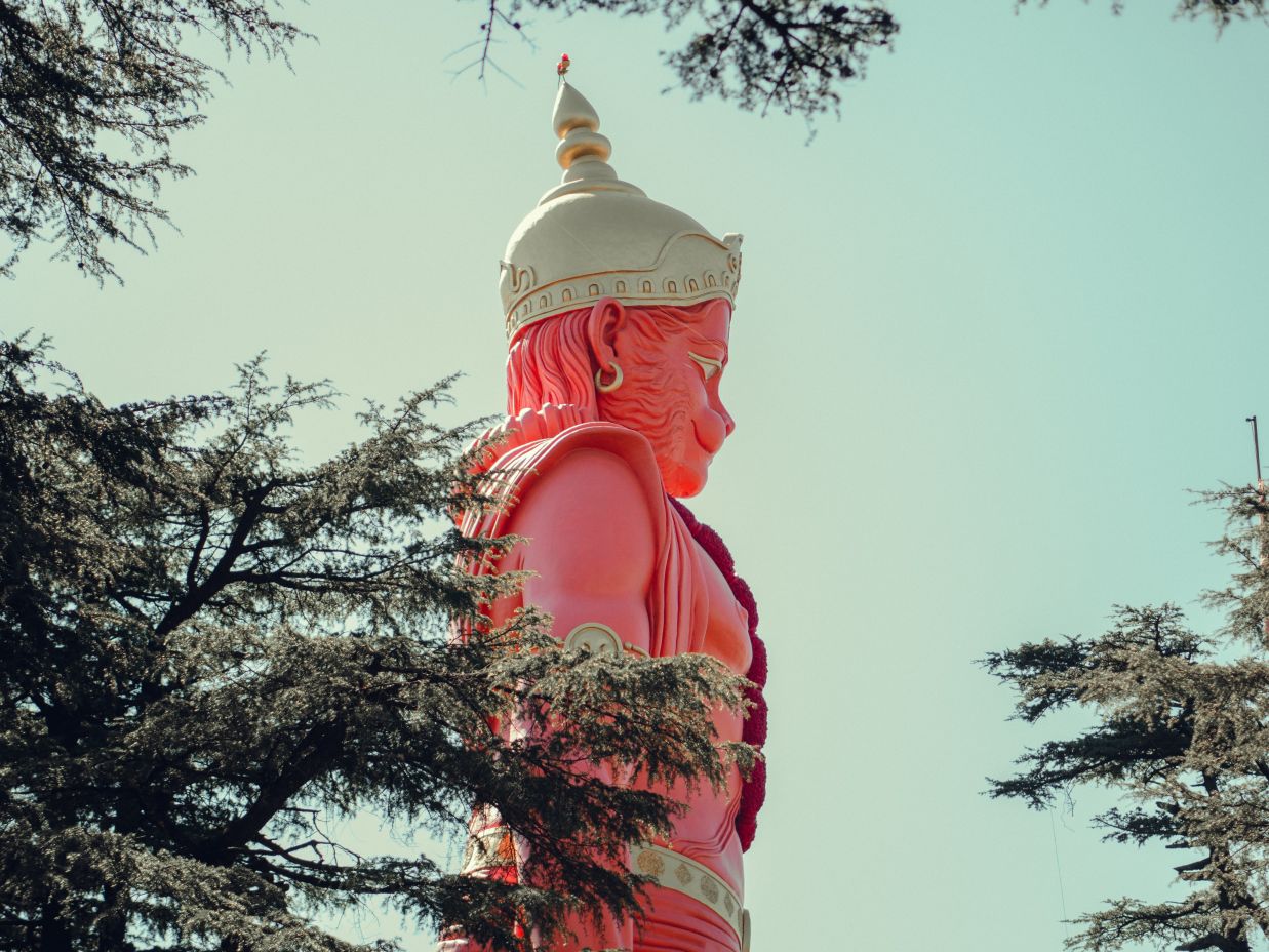 huge lord hanuman idol 