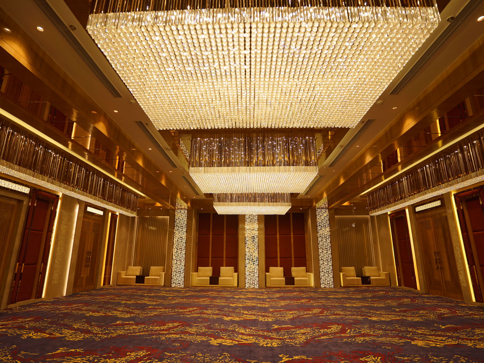 interior of best western banquet hall