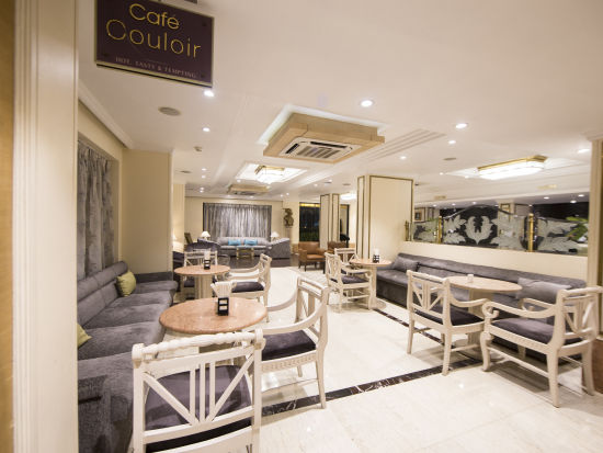 interior view of Café Couloir in vile parle