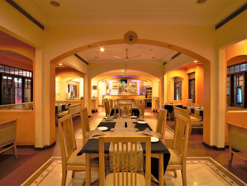Damanganga Valley Resorts Pvt Ltd - the indoor seating space at Olive Restro bar in Daman 1