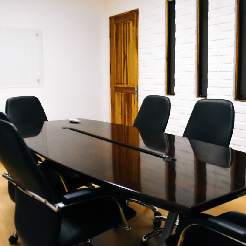 Meeting room with 5 chairs