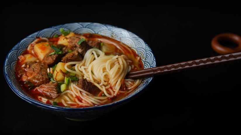 stock image of ramen