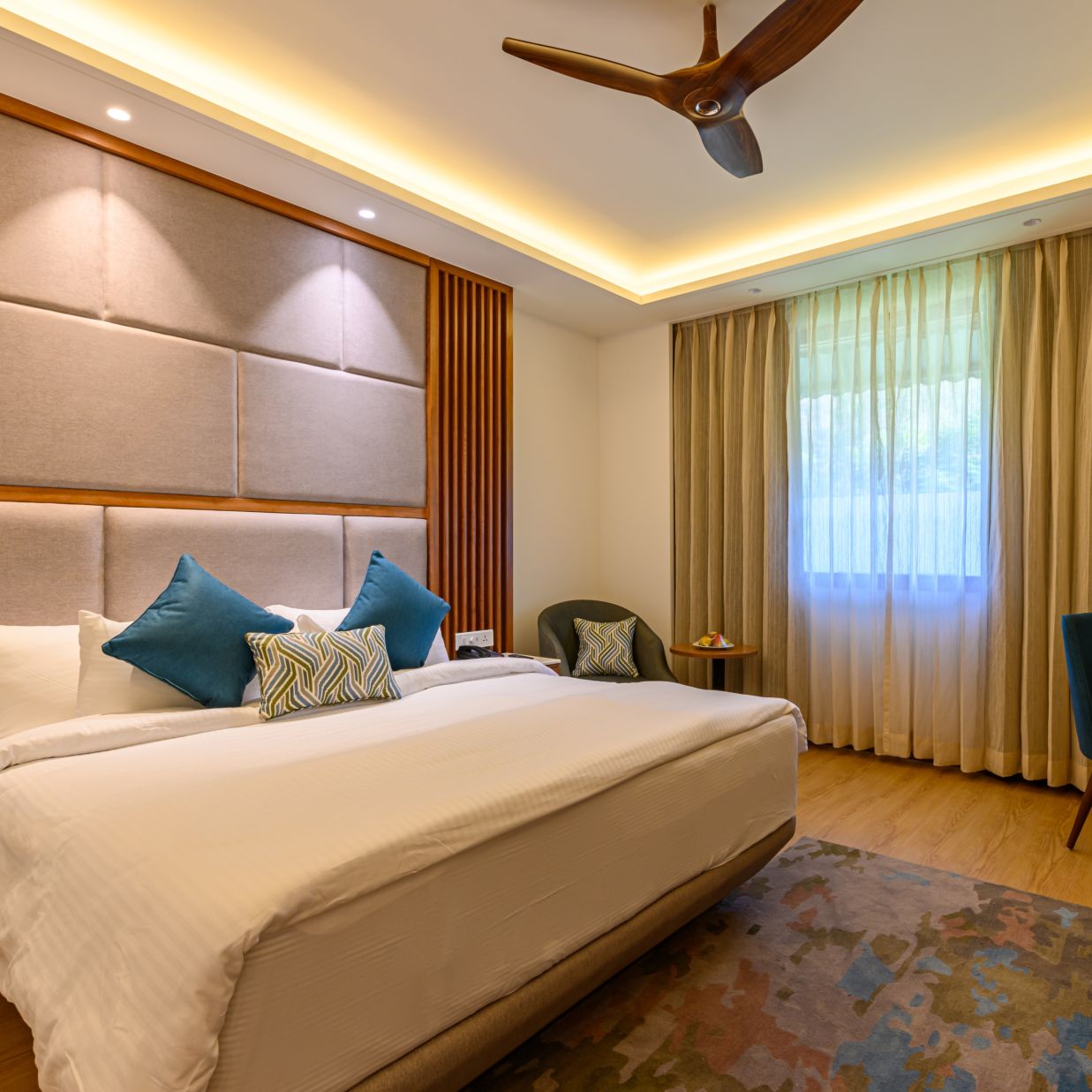The interiors of the Classic Rooms in Pushkar at our resort 1
