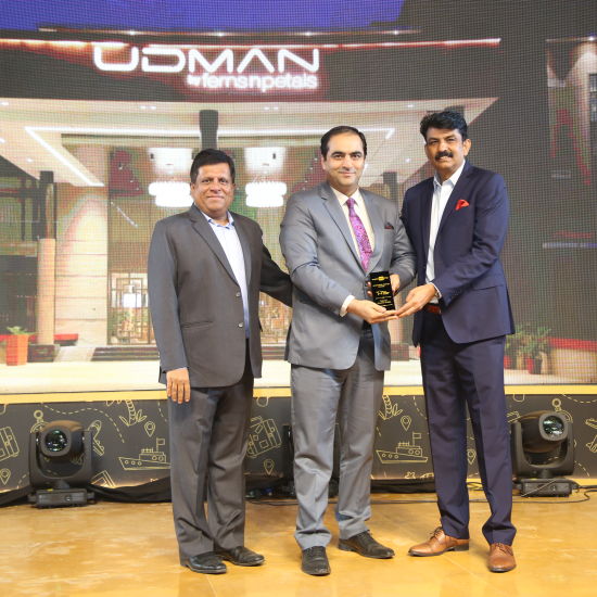 Make my trip Award received by Udman Hotel Greater Noida