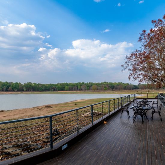 Riverwoods Kanha balcony view - Waxpol Hotels and Resorts