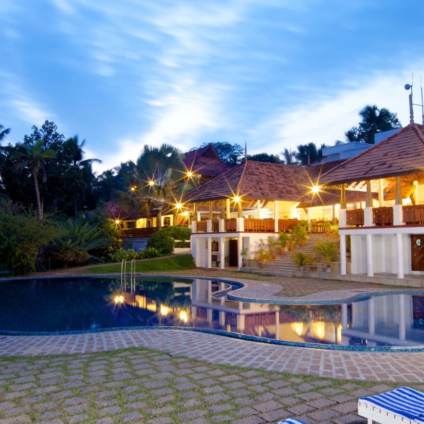 Facade of The Travancore Heritage Beach Resort