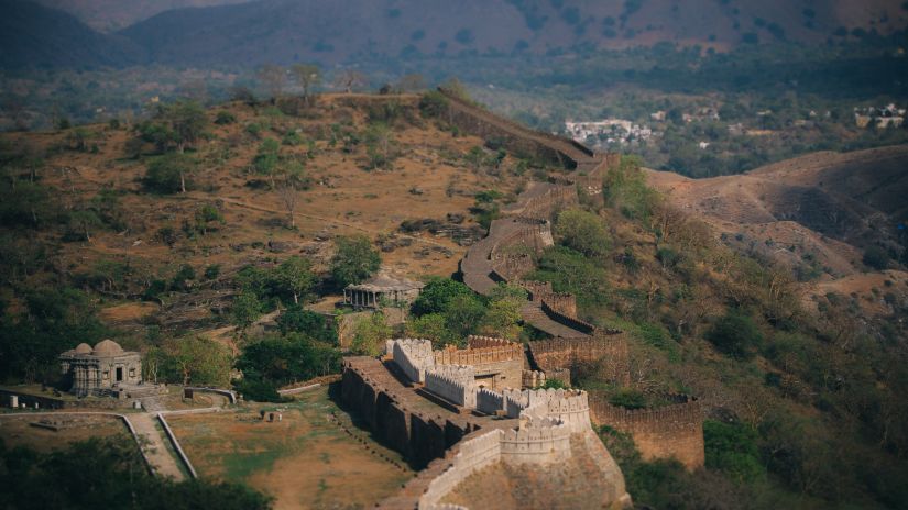 Top view of Kumbhalgarh Fort