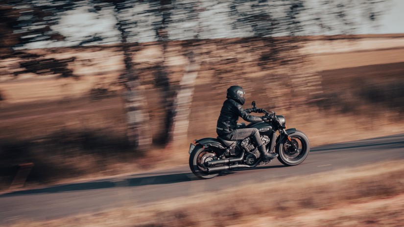 Bike ride on the kabini road