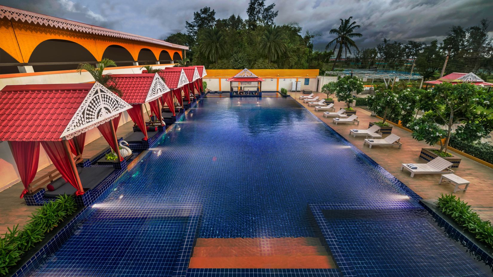 Aerial view of the swimming pool - Viceroy Beach Resort & Spa, Mandarmani