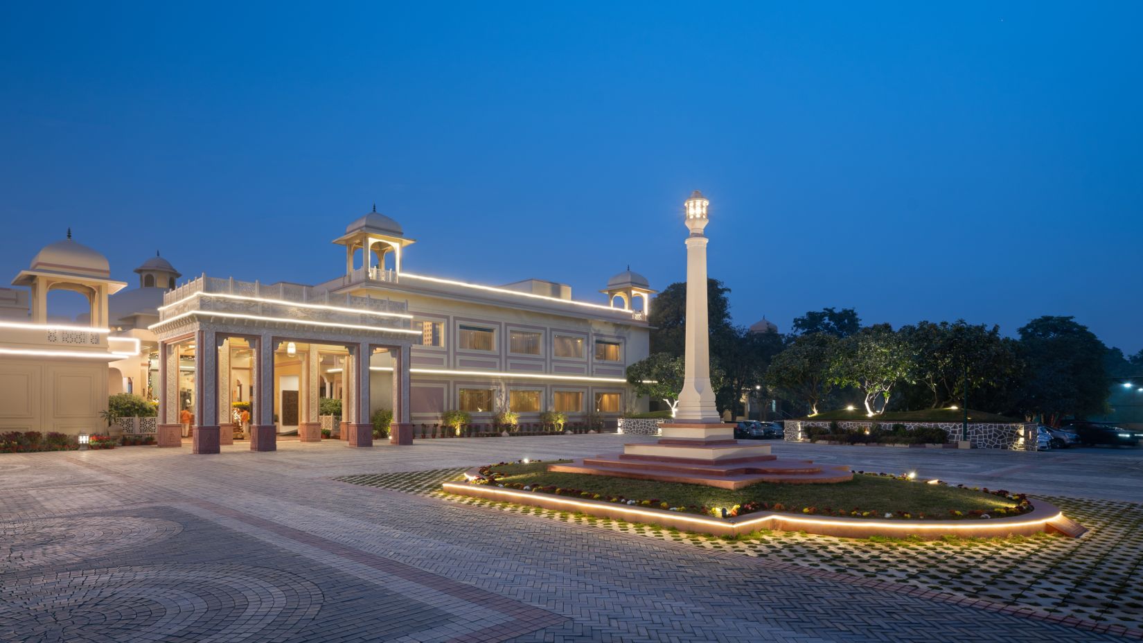 exterior facade of Heritage Village Resort & Spa, Manesar