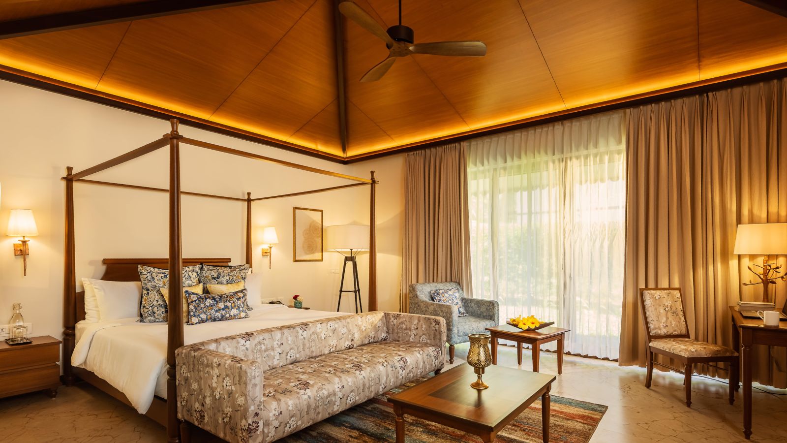 interior of one of our premium superior rooms near gokarna